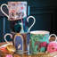 Sara Miller, India - Giraffe's Courtyard Mignight Blue Mug