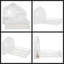 Lit simple Enchanting avec tiroirs de rangement et chargement USB, blanc-1602644005