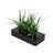 9.05'' Faux Onion Grass Plant in Wood Planter