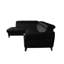 Victoria Upholstered Sleeper Corner Sofa with Ottoman-1717721921-1717721932