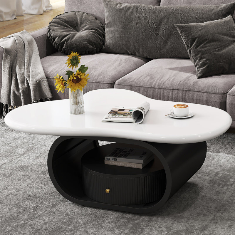 Table basse avec tiroirs Fashion Cloud, White