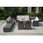 Ensemble de conversation avec coussins pour 9 personnes Humphrey Wicker / Rattan