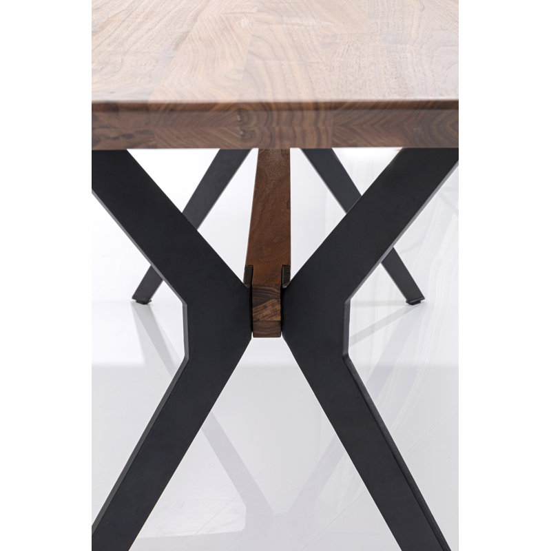 Table Downtown, 78 cm H x 180 cm L x 90 cm W, Brown