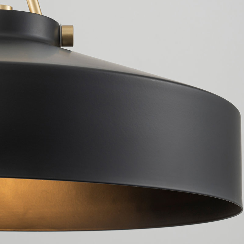 Luminaires suspendus en dôme à 1 lumière de style industriel 15,55 "