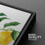 «Kitchen Food Watercolor Lemon Fruits», reproduction sur toile encadrée de 3 pièces-91874948-91874944