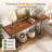 47" Console Table for Entryway with 2-Tier Open Storage Shelf