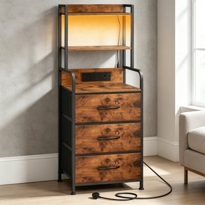 40 cm W Bedside Table