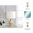Wildon Home® 32" Frances Handfinished Glass Table Lamp