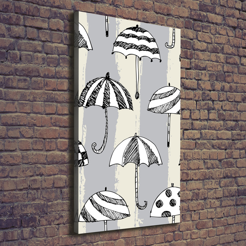 Umbrellas - Wrapped Canvas Print