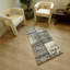 Tapis gris à motif abstrait Palmer Lake-28940795