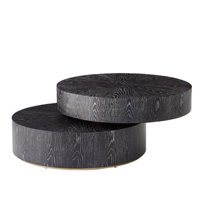 Pivot Cocktail Table-Ebony Cerused