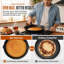 4 Pcs Cast Iron Skillet Set with Pour Spouts, Frying Pans 14/16/20/26cm