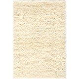 Ayan Hand Hooked Wool Area Rug in Ivory