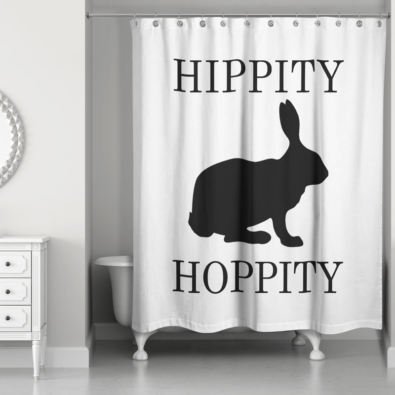 Rideau de douche simple hippa hoppity Sattler