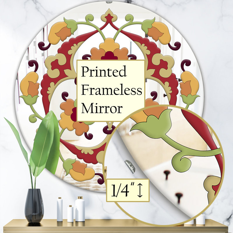 Miroir mural Highs and Lows, H 23,6 po x l 23,6 po