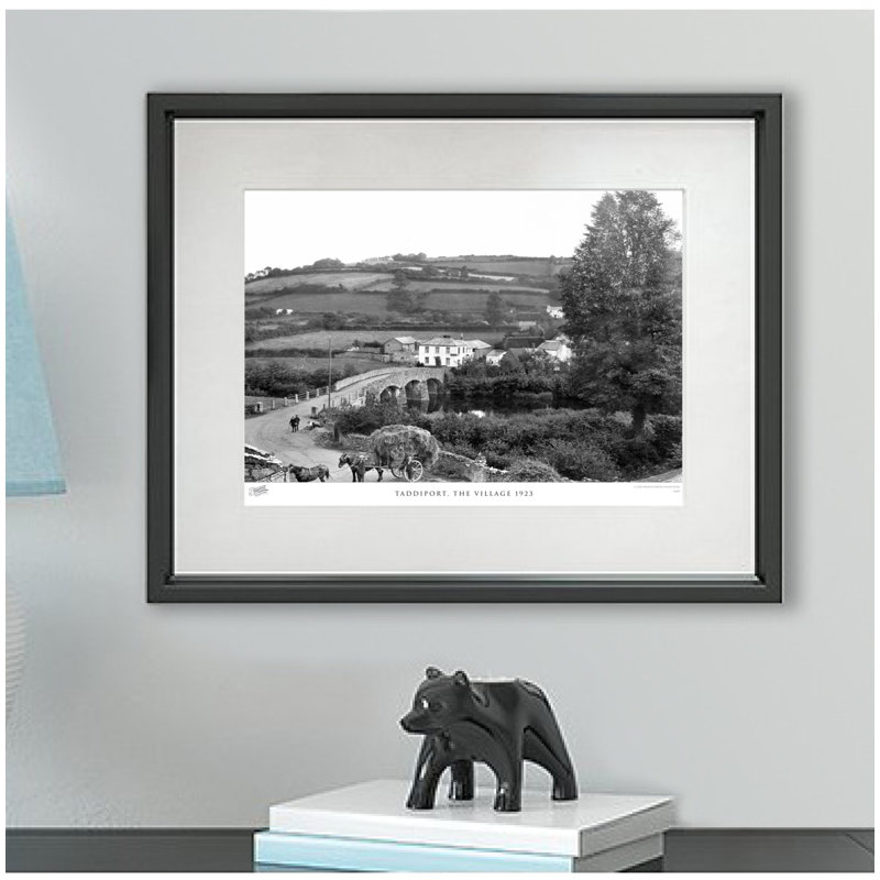 Taddiport, The Village 1923 by Francis Frith - Single Picture Frame Print, 60cm H x 80cm W x 2.3cm D