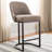 Barrelback Stool with Linen Seat and Metal Base-1246237450-1246237444