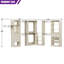 Système d'organisation 132 po x 96 po avec tiroirs en bois (largeur réglable)-225039836