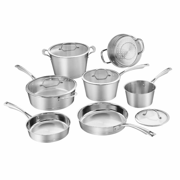 Conical Hard Anodized Induction 11-Piece Cookware Set | Cuisinart