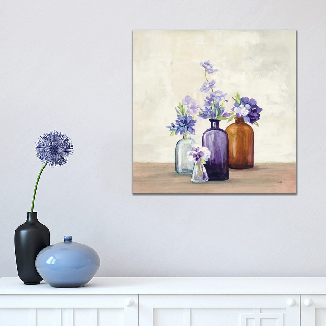 Windowsill Garden by Julia Purinton - Wrapped Canvas Gallery-Wrapped Canvas Giclée
