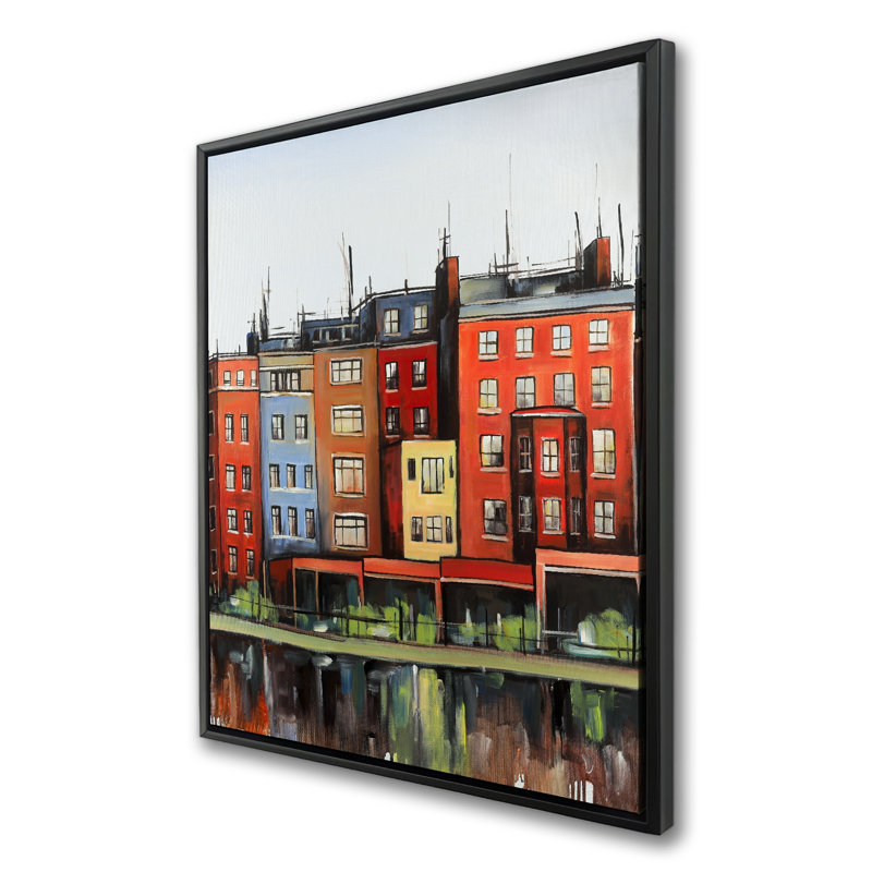 Boston Boston, couleurs des bâtiments, toile | American Home Decor