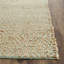 Tapis beige à motif géométrique tissé à plat à la main Chester-826641399