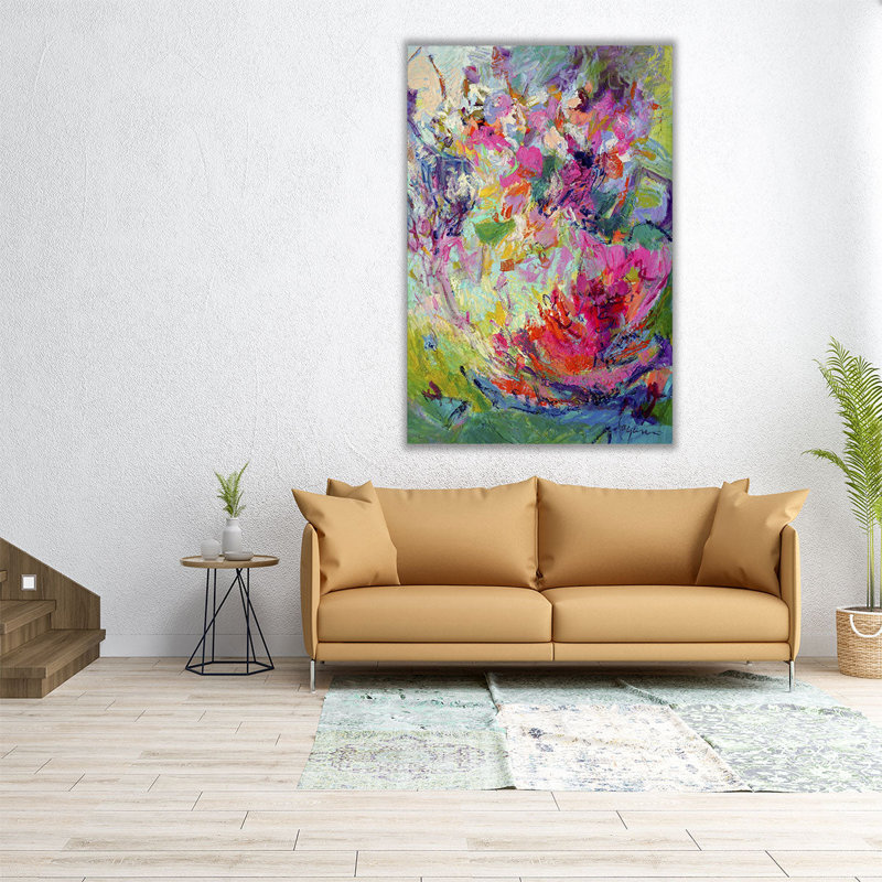 «Bold Flourish III», reproduction d'art sur toile, H 24 po x l 16 po
