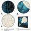 Lune bleue minimalisme IV sur toile-686225967-686225974