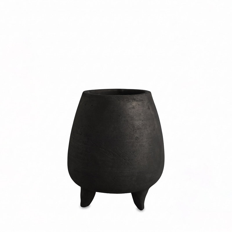 Pot à fleurs en terre cuite Heydan, H 6,75 po x l 6,5 po x P 6,5 po