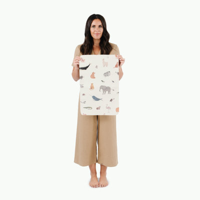 Suede 22'' L Changing Pad Cover