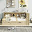Lit de jour avec couchette, armoires de rangement et ports USB-1944480698