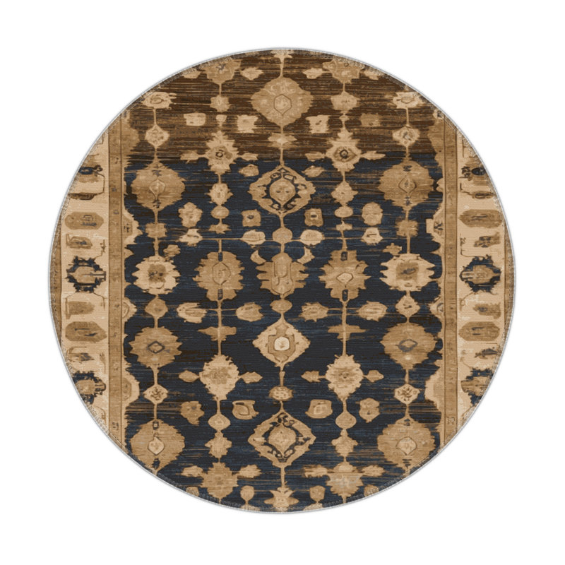 Overdyed Brown Indoor and Outdoor Area Rug, Rectangle 9' x 12'