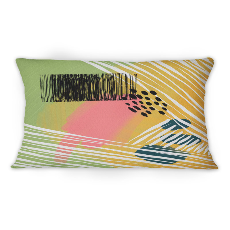 Coussin Minimal Abstract In Retro Tones - Modern Printed