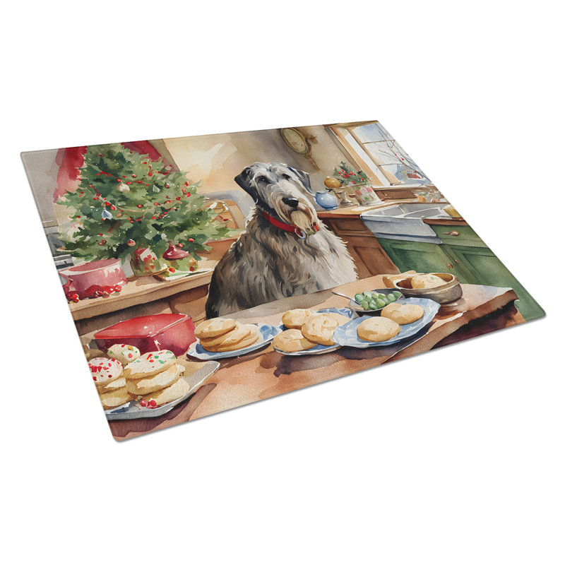 Planche à découper en verre Irish Christmas