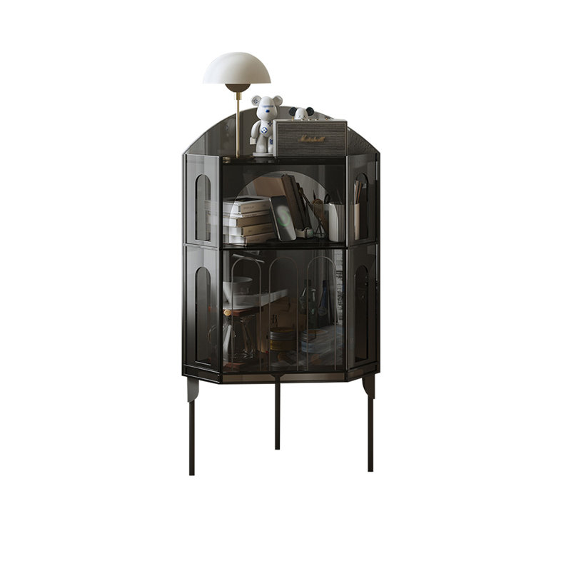 French Modern Accent Cabinet Accent Cabinet, Black
