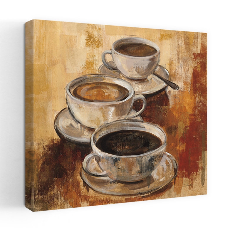 Contemporary Art Abstract Contemporary Art by Silvia Vassileva - Wrapped Canvas Print, 45.72 cm H x 45.72 cm W