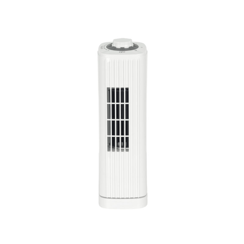 Ventilateur tour ultra-plat 14 po, blanc, White