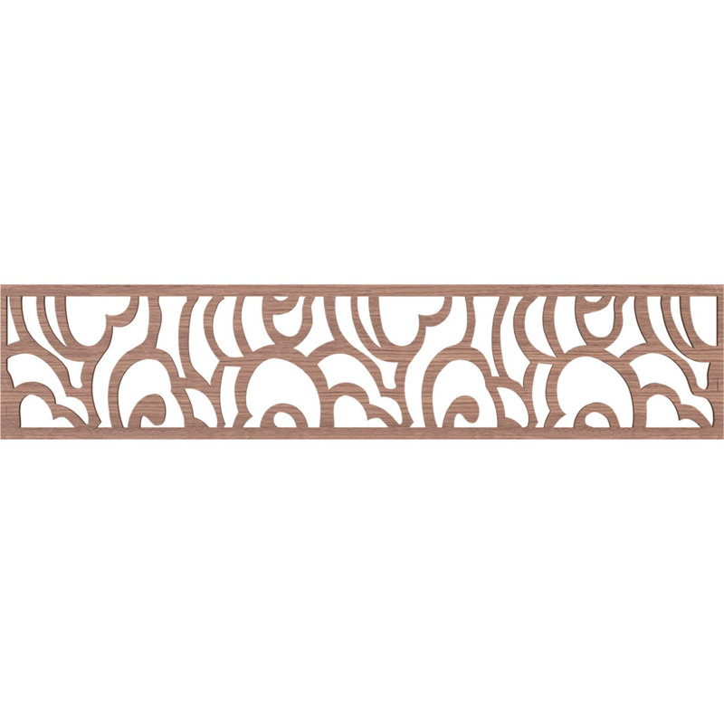 Moulure de panneau Springfield, Noyer, H 10 po x l 46,75 po x P 0,375 po