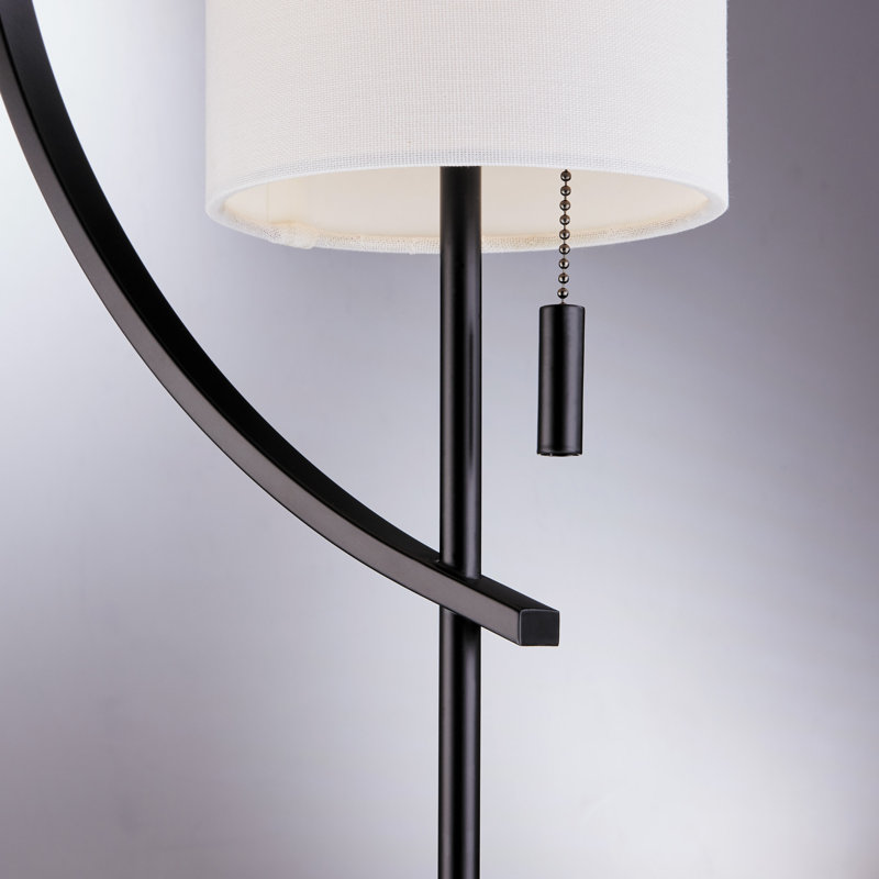 Bragdon 63.5'' Black Traditional Floor Lamp
