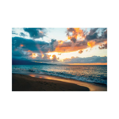Maui Sunset by Lucas Moore - Wrapped Canvas Print
