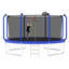 Trampoline 14FT avec panier de basketball, trampoline d'extérieur renforcé de type ASTM avec filet d'enclos