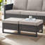 Repose-pieds de patio extérieur en osier avec coussin Ingvald (ensemble de 2)-1619251986-1626738553
