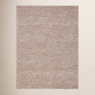 Elle Handmade Brown Rug