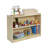 ECR4Kids 2-Shelf Mobile Single-Sided Storage Cabinet, Classroom Furniture-98788215