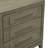 Chantee Rubberwood 3-Drawer Nightstand
