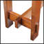 Console cannelée de 52 pouces de style Mid Century Farmhouse avec rangement, pieds en bois massif pour le vestibule et le salon-1623991693