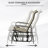 Yessenia Outdoor Glider Chair, Gliders for Outside Patio with Smooth Rocking Mechanism and Lightweight Construction for Backyard-1084037588-1124825548