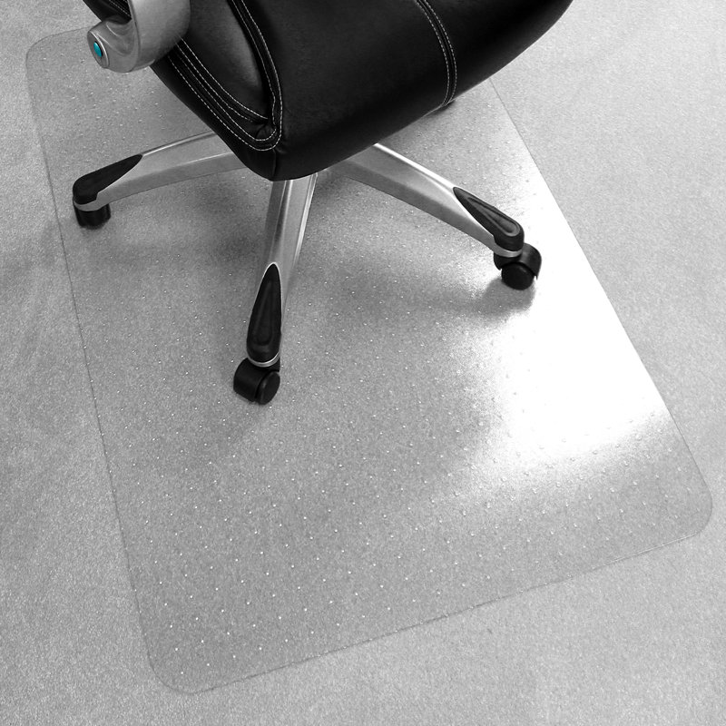 Low Pile Carpet Rectangle Chair Mat, 150 cm W x 116 cm L