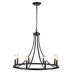 Mumme 8 - Light Dimmable Wagon Wheel Chandelier