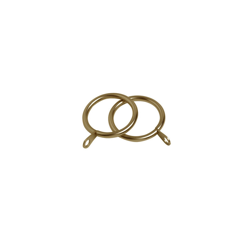 Adjustable Single Curtain Pole, 5cm H x 314cm W x 9.5cm D, Antique Brass